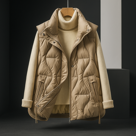 Eleanor | Gilet Matelassé Élégant