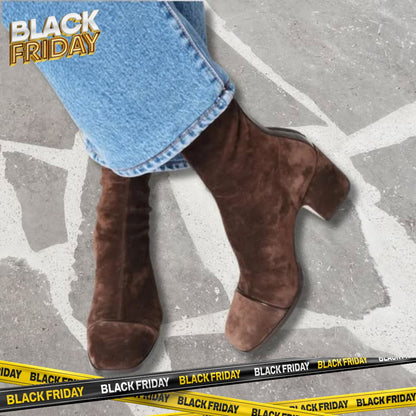 CAPICONE | Bottines À Talons Élégantes En Daim