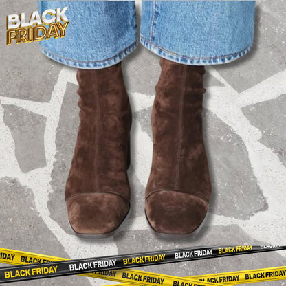 CAPICONE | Bottines À Talons Élégantes En Daim