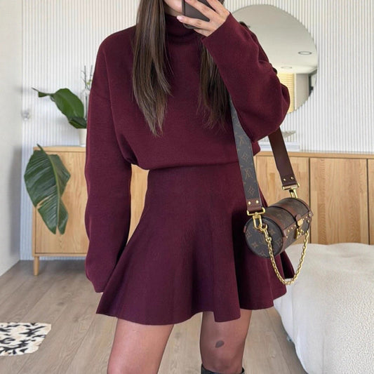 ALIX | Ensemble jupe & haut moulant élégance urbaine