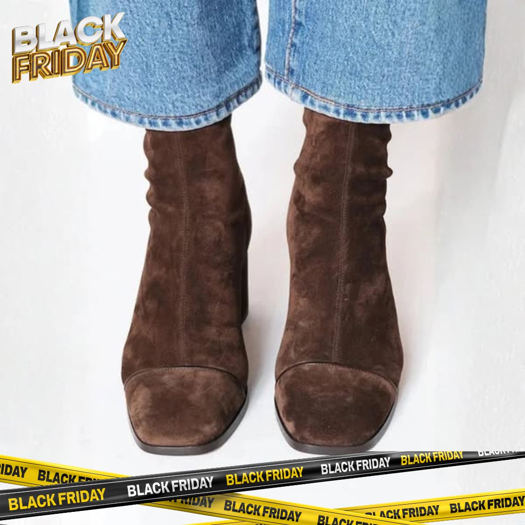 CAPICONE | Bottines À Talons Élégantes En Daim