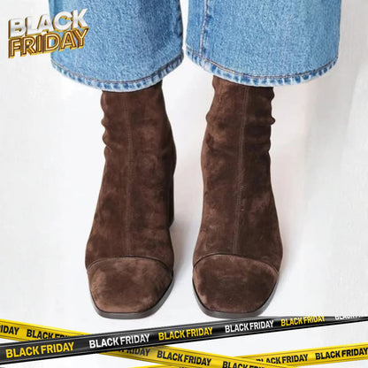 CAPICONE | Bottines À Talons Élégantes En Daim