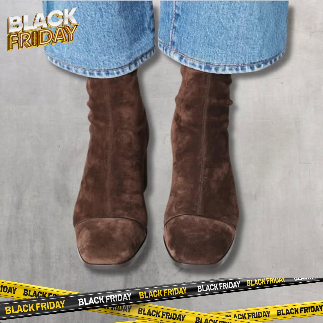 CAPICONE | Bottines À Talons Élégantes En Daim