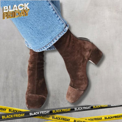 CAPICONE | Bottines À Talons Élégantes En Daim