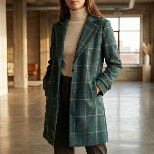 Anna | Manteau en Tweed Rétro Chic