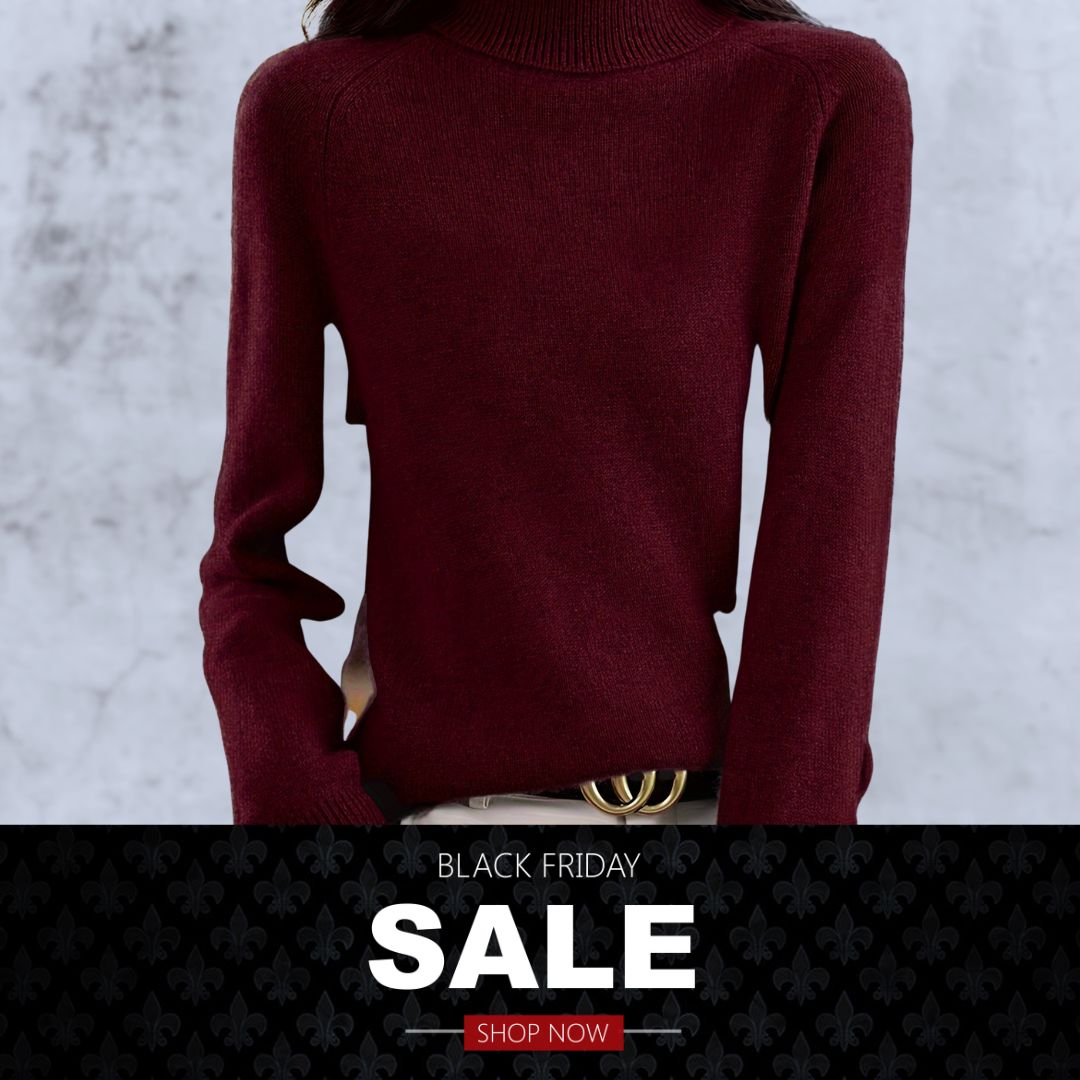 Aimée™ | Pull Col Roulé Intemporel