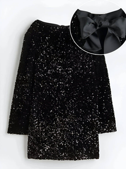 LOUNA | Robe Élégante à Nœud – Féminité, Grâce et Confiance