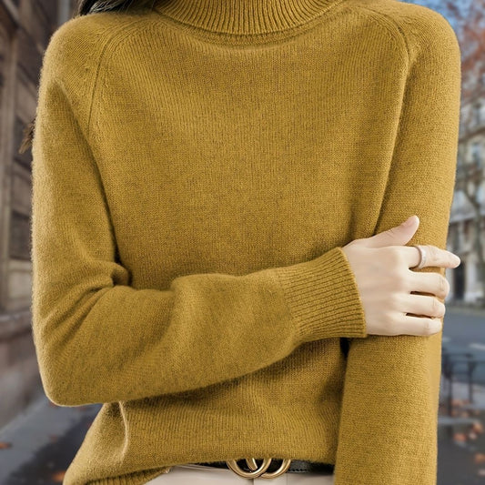 Aimée™ | Pull Col Roulé Intemporel